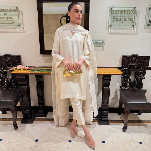 Sadaf Soft Glam In Ivory Tones