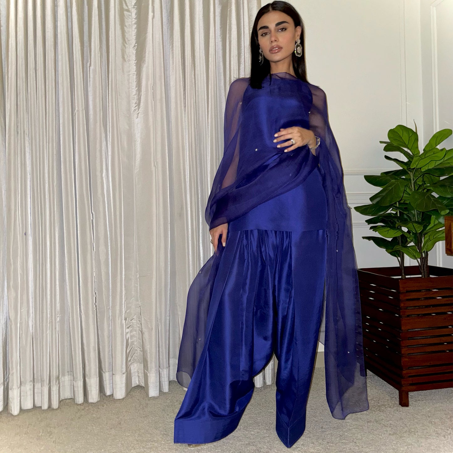 Sadaf Kanwal Blue Sparkle