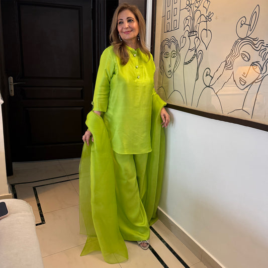 Safina Behroz In Bright Bold Neon