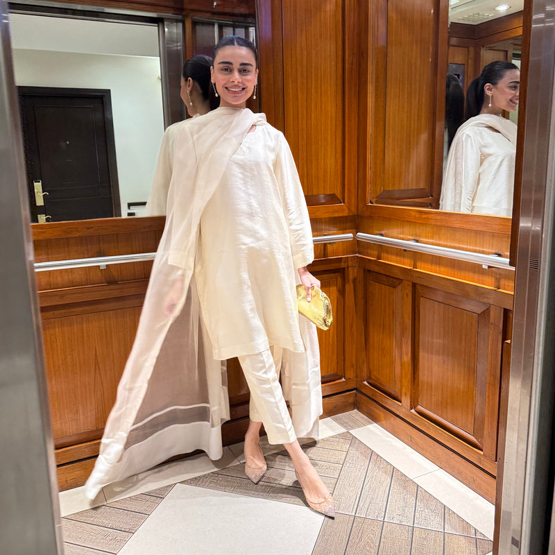 Sadaf Soft Glam In Ivory Tones